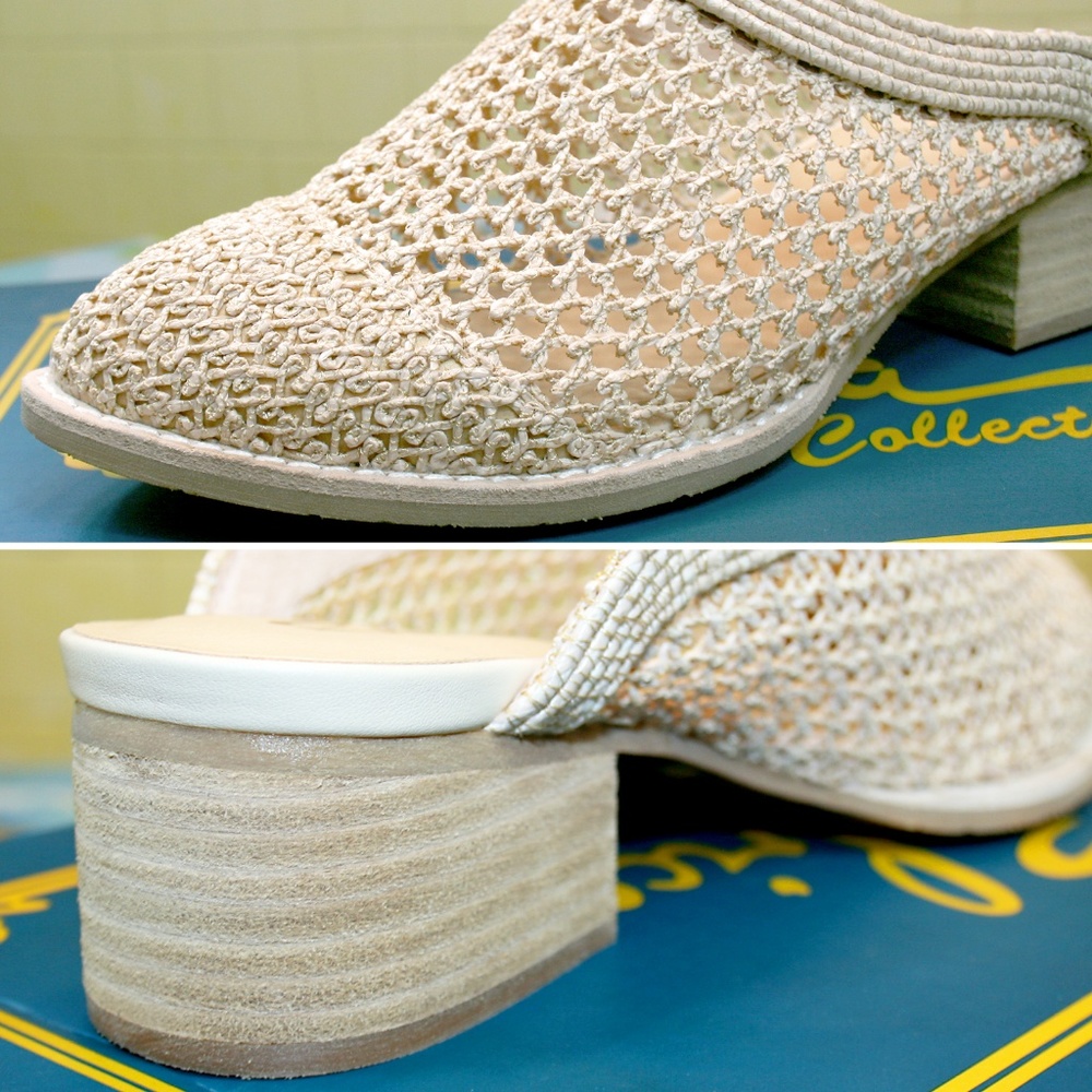 ⚡LAST PAIR⚡PRICE DROP⚡ Woven Raffia Mule NIB - Picture 6 of 8